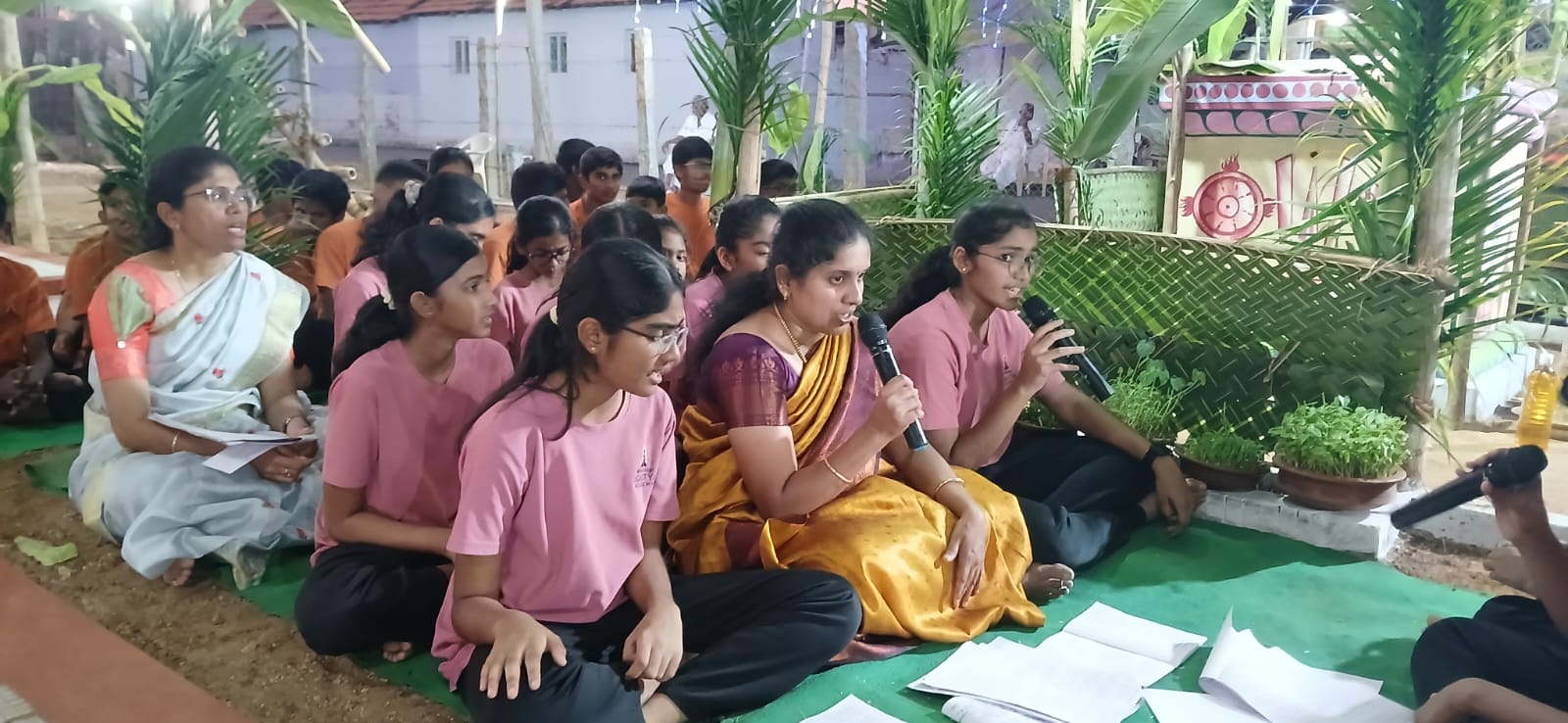 Divine Singing Experience by Boarding Students at Mayavar Temple