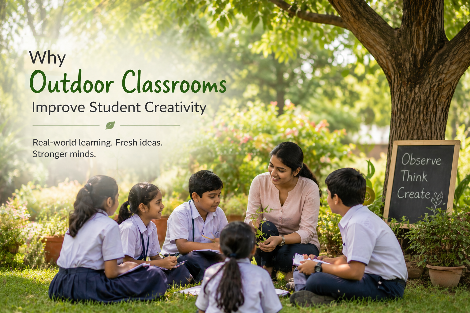Why Outdoor Classrooms Improve Student Creativity